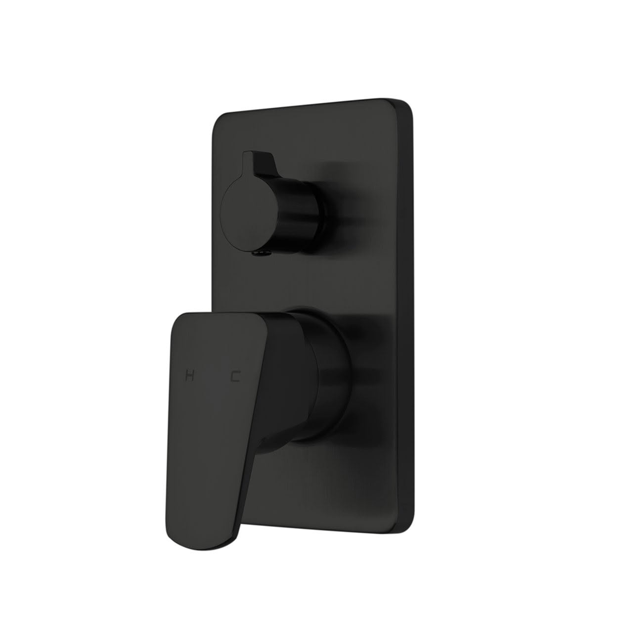 Eclipse Shower Mixer with Diverter - Matte Black