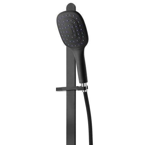 Eclipse Slide Shower (Square) – 1 Function - Matte Black