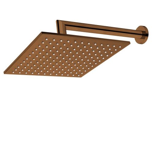 Voda Shower Drencher (Square) – Wall Mount - Brushed Copper (PVD)