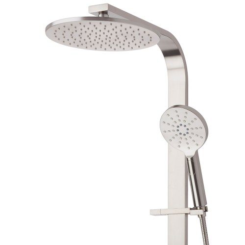 Olympia Double Head Shower (Round) - Brushed Nickel (PVD)