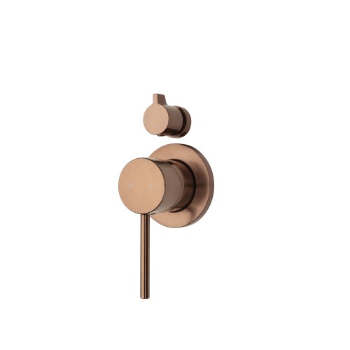 Storm Shower Mixer with Diverter - Brushed Copper (PVD)