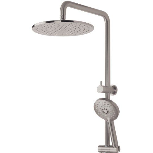 Storm Double Head Shower - Brushed Gunmetal (PVD)
